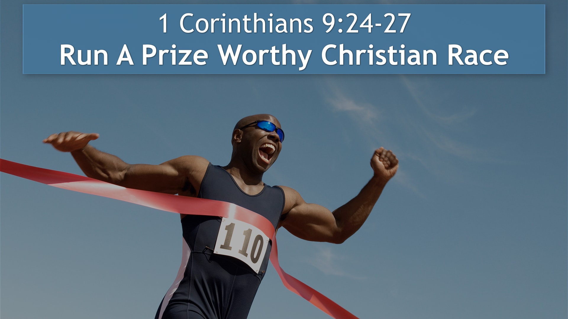 Jerry Simmons teaching 1 Corinthians 9:24-27, Run A Prize Worthy Christian Race