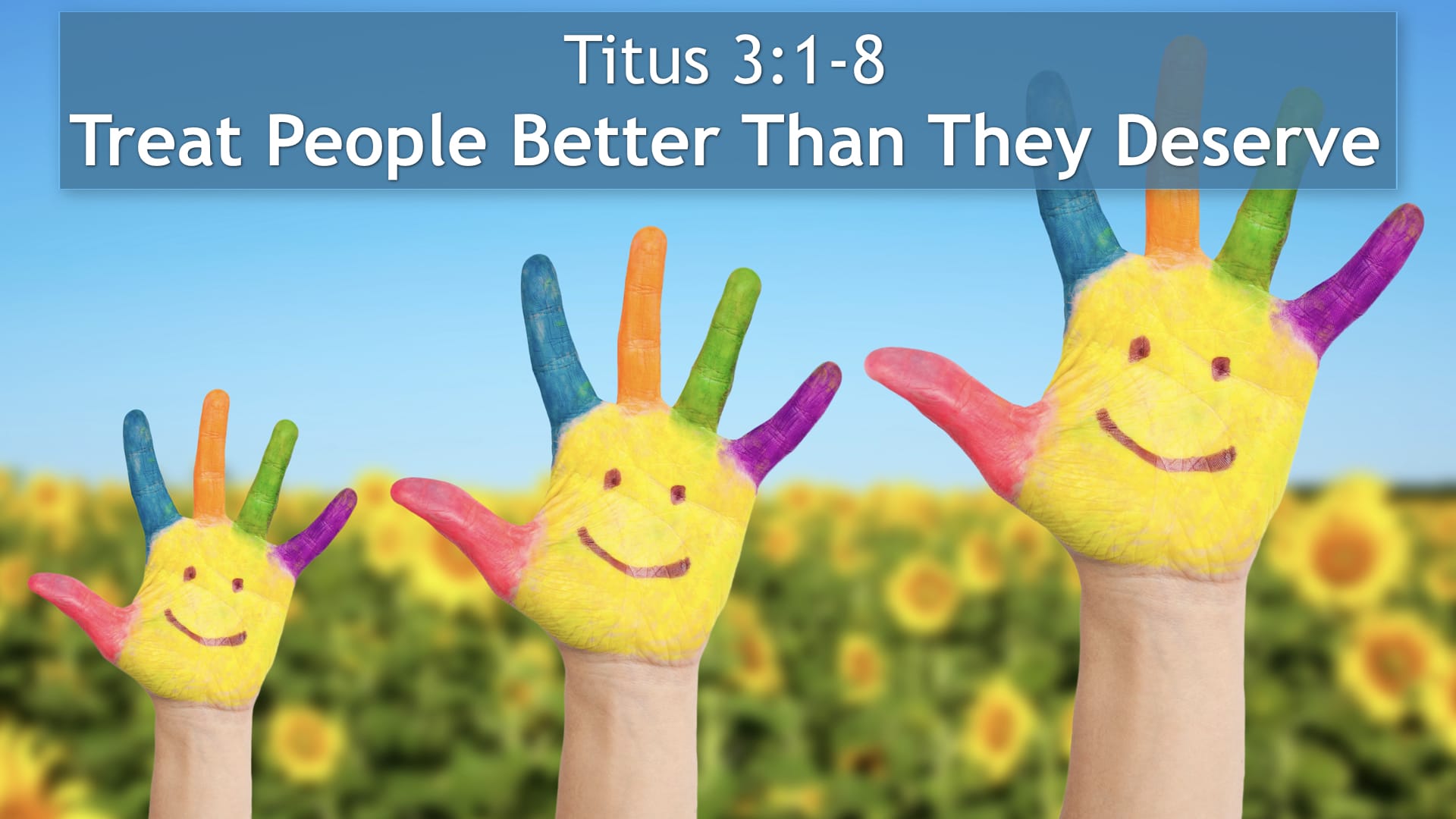 Jerry Simmons teaching Titus 3, Treat People Better Than They Deserve