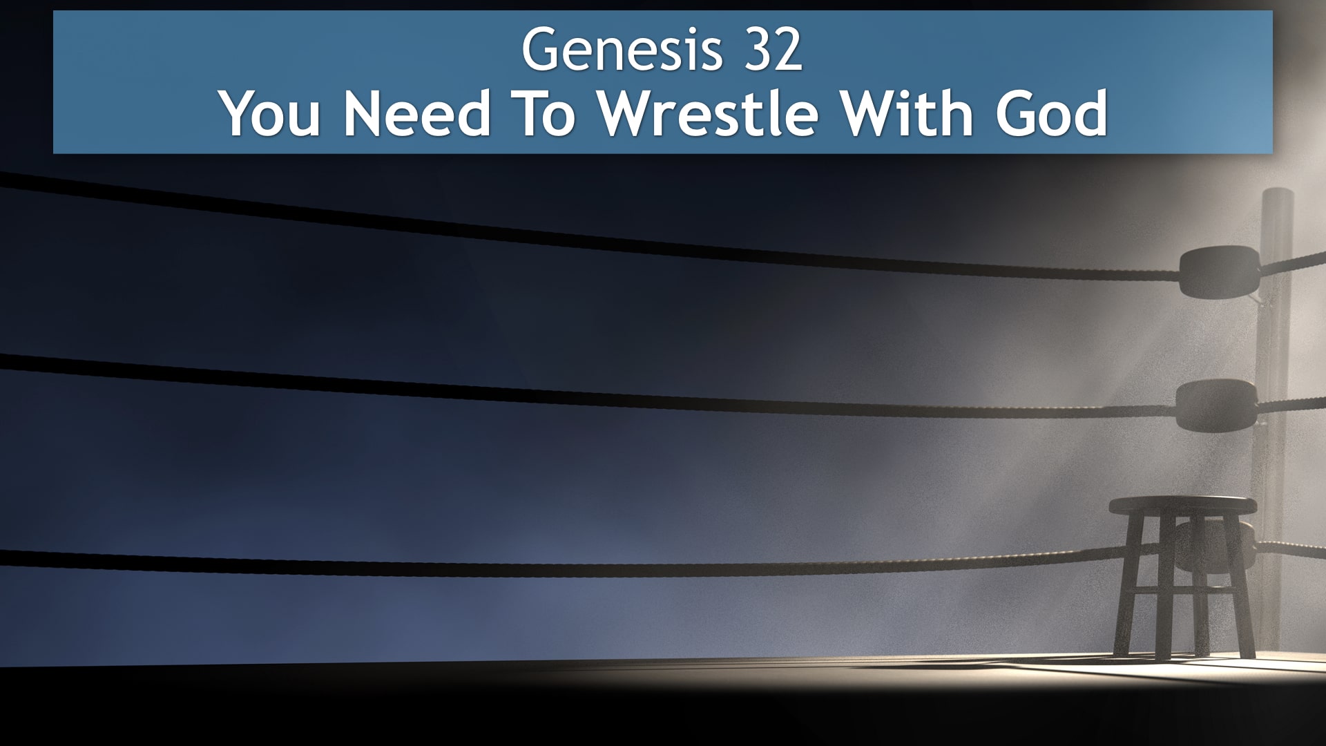 Jerry Simmons teaching Genesis 32, You Need To Wrestle With God