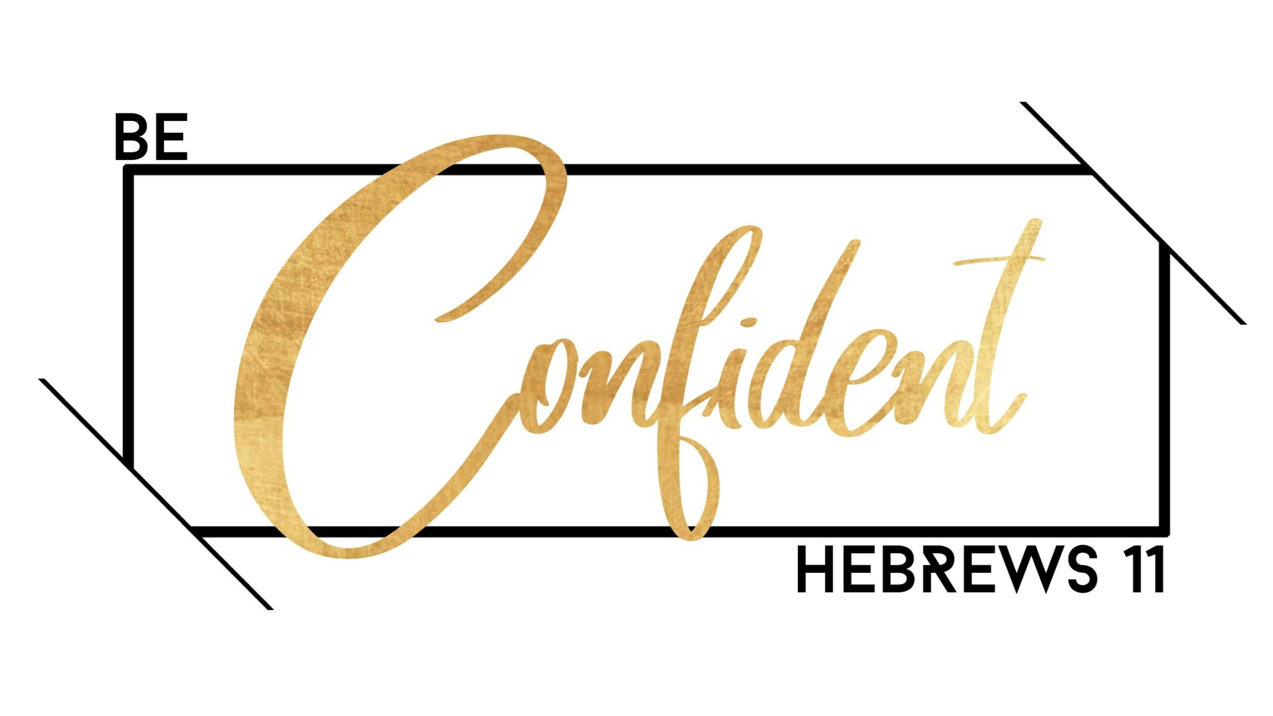 Jonathan Horne teaching Hebrews 11, Be Confident with Jonathan Horne