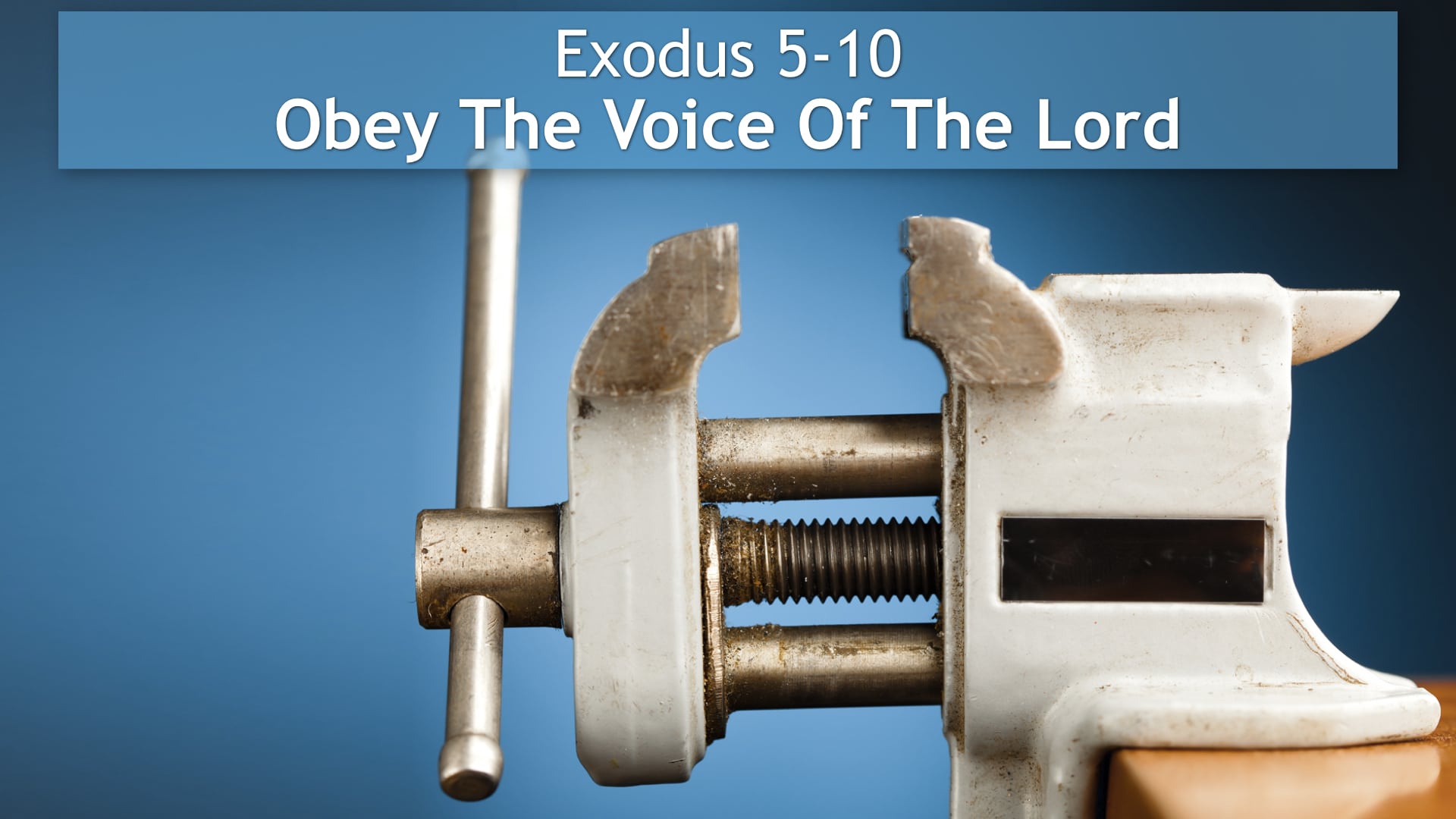 Jerry Simmons teaching Exodus 5-10, Obey The Voice Of The Lord