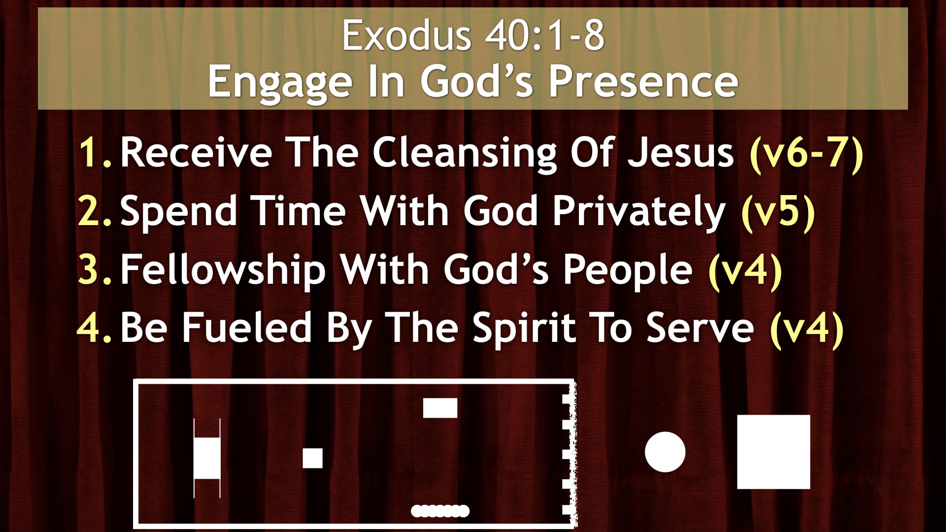 Jerry Simmons teaching Exodus 40, Engage In God’s Presence