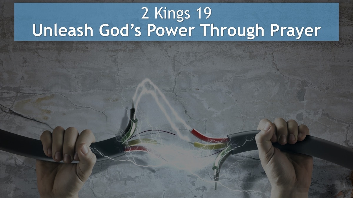 Jerry Simmons teaching 2 Kings 19, Unleash God’s Power Through Prayer