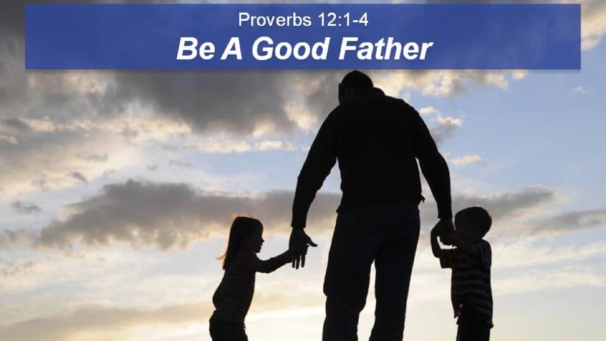 George Sedota teaching Proverbs 12, Be A Good Father with George Sedota