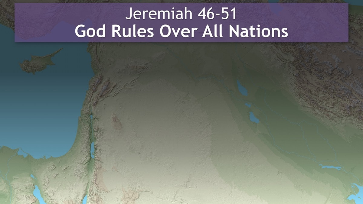 Jerry Simmons teaching Jeremiah 46-51, God Rules Over All Nations