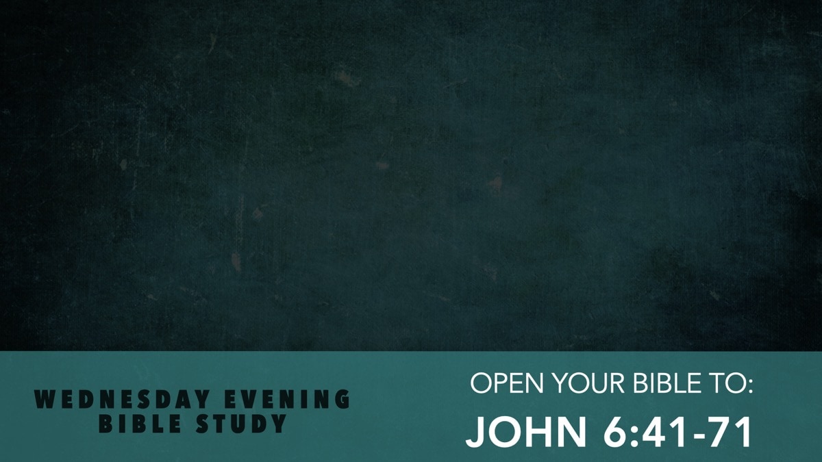 Jerry Simmons teaching John 6 with Pastor Jerry