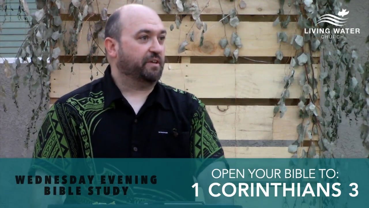 Jerry Simmons teaching 1 Corinthians 3, Develop A Mature Spiritual Life
