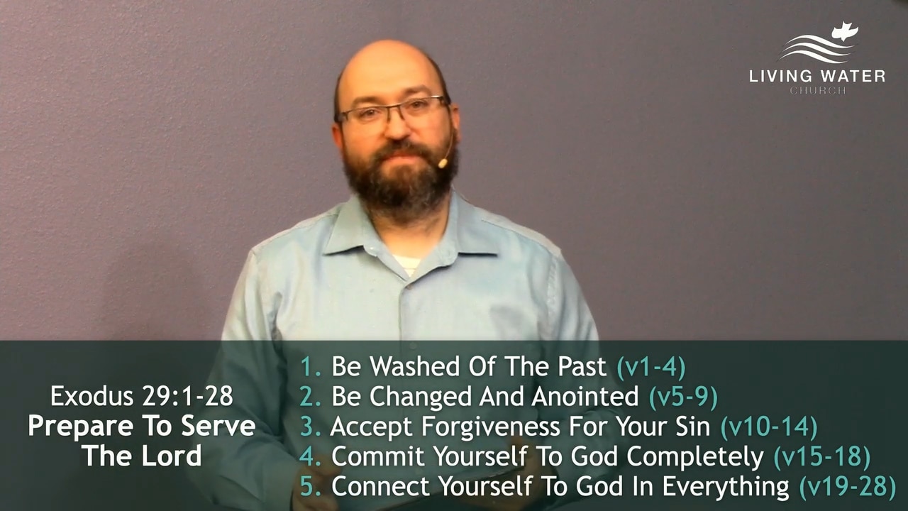Jerry Simmons teaching Exodus 29, Prepare To Serve The Lord