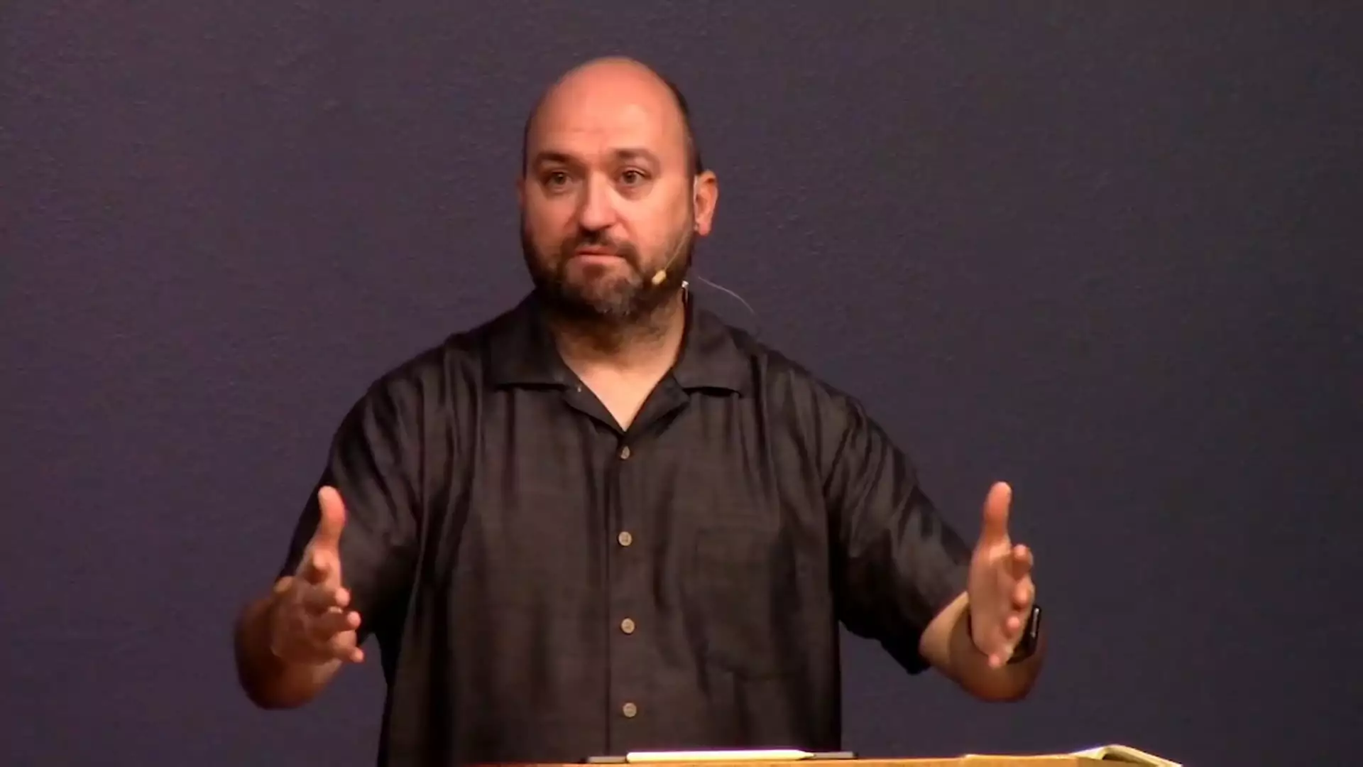 Pastor Jerry sharing Numbers 35, God Cares About Justice