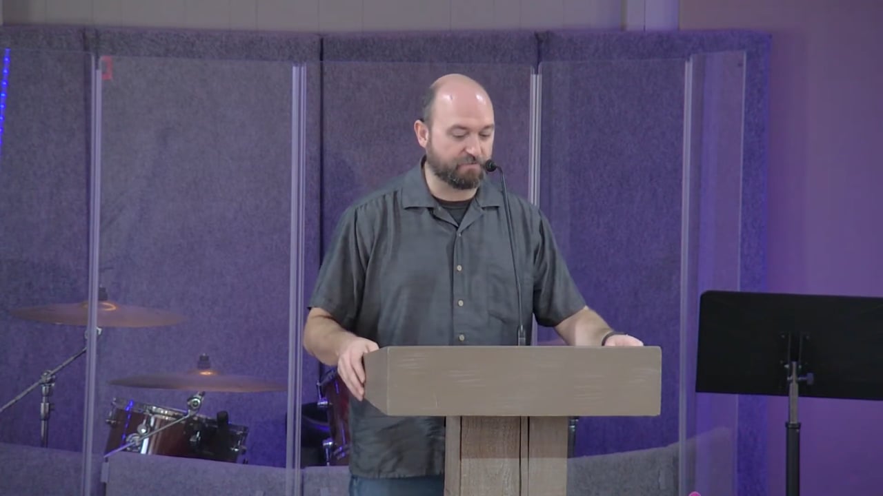 Pastor Jerry sharing Deuteronomy 20 at Calvary Chapel Into The Light