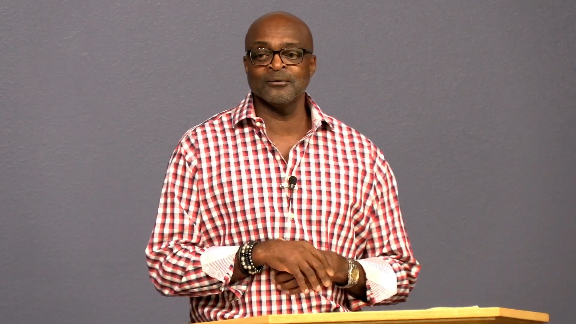 Russell Burrell teaching John 15