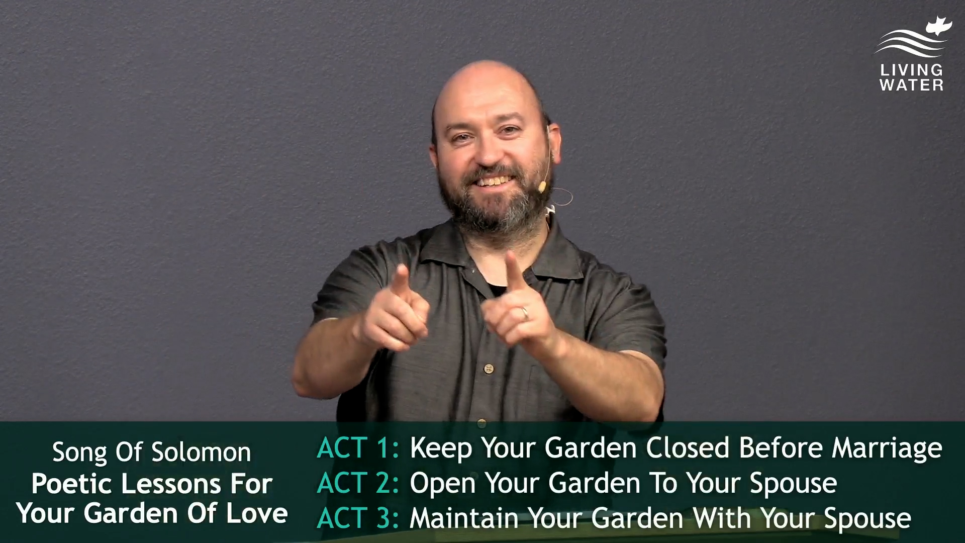 Pastor Jerry Simmons teaching Song Of Solomon 1-8, Poetic Lessons For Your Garden Of Love