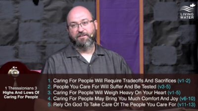 1 Thessalonians 3, Highs And Lows Of Caring For People